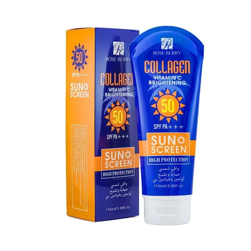 واقي شمسي حماية وتفتيح بخلاصة الكولجين وفيتامين سي